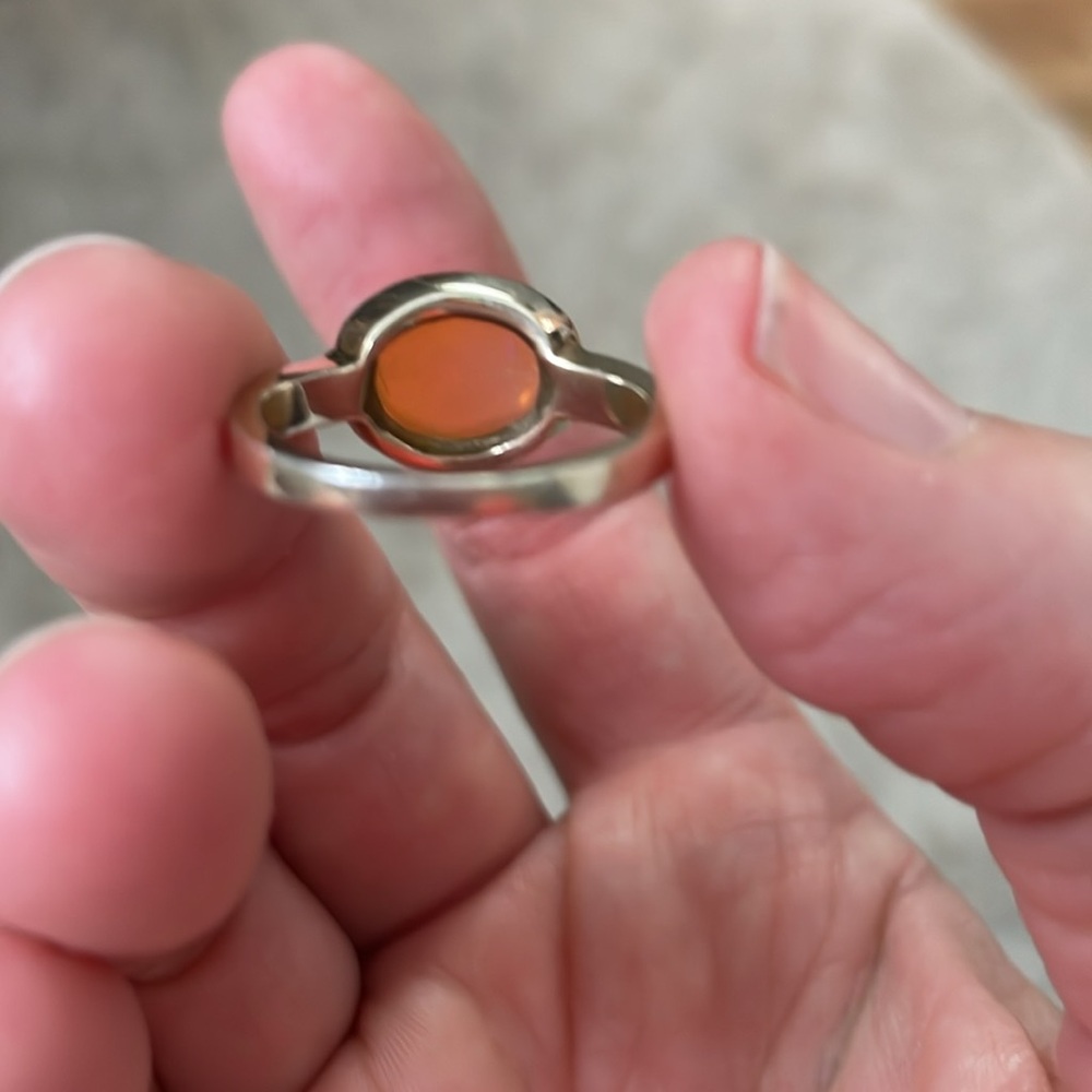 Crystal opal ring - Picture 3 of 4